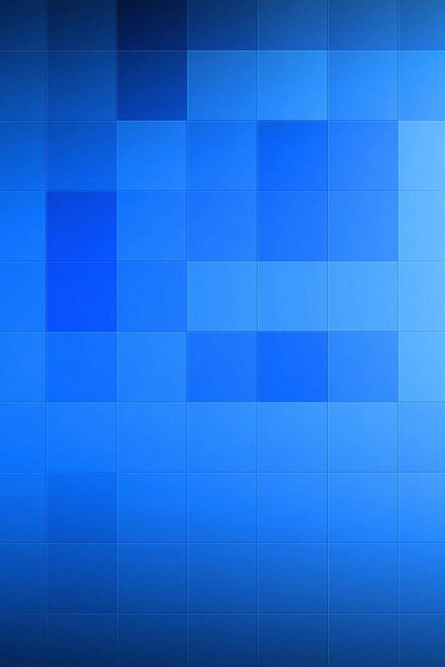 Blue Squares iPhone Wallpaper HD
